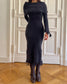 annina wool midi dress