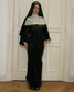 annina distressed nun dress