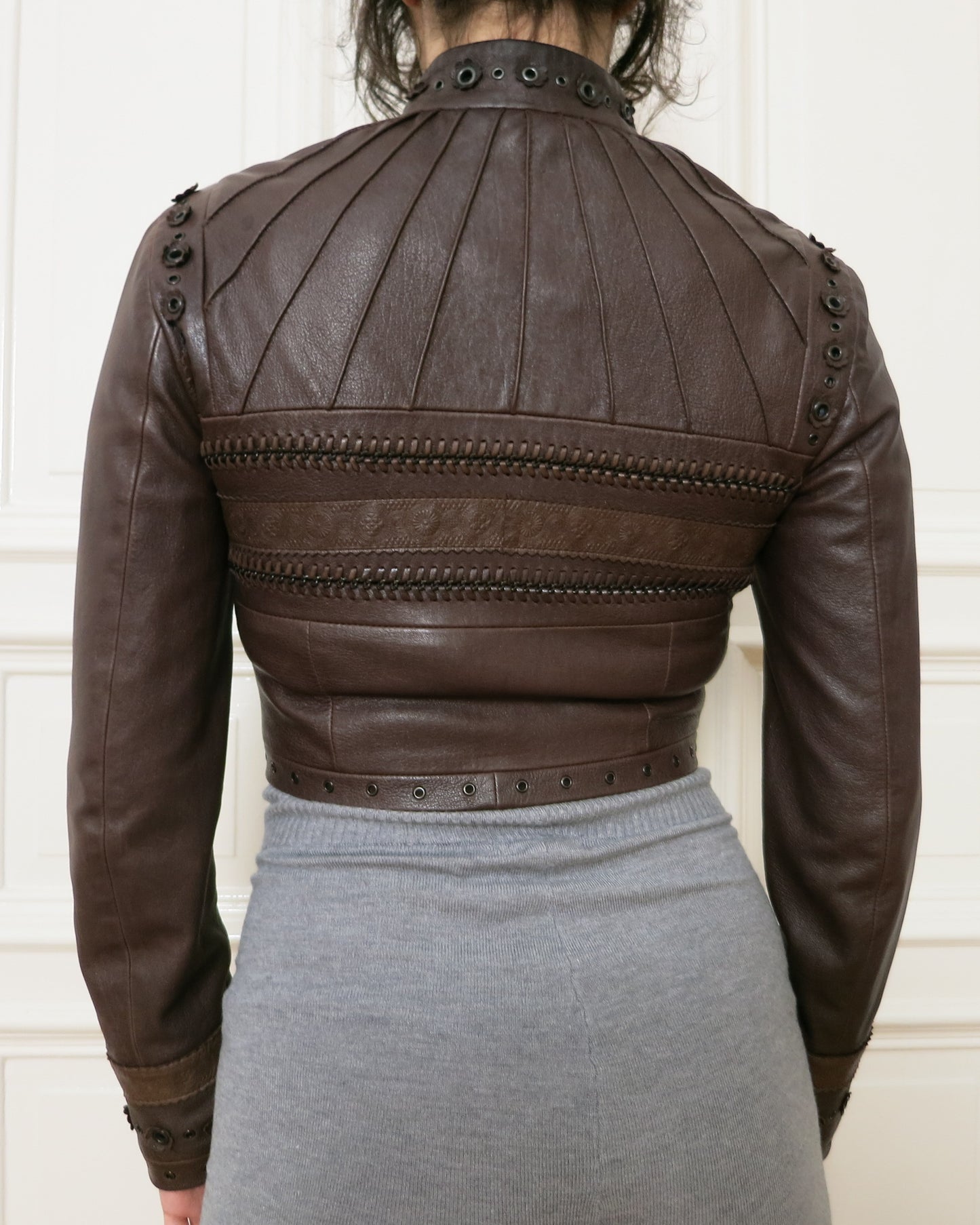 Sportmax leather jacket