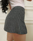 Pinstripe miniskirt