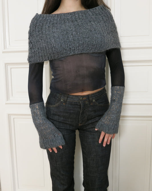 Mohair knit longsleeve