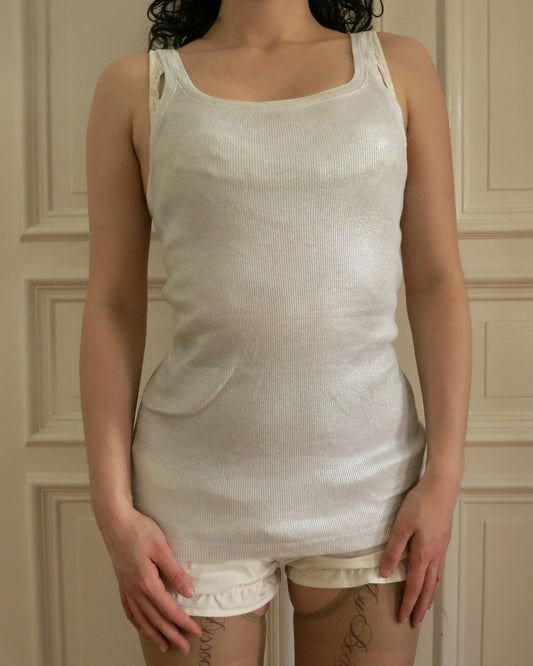 Gaetano Navarra metallic tank top