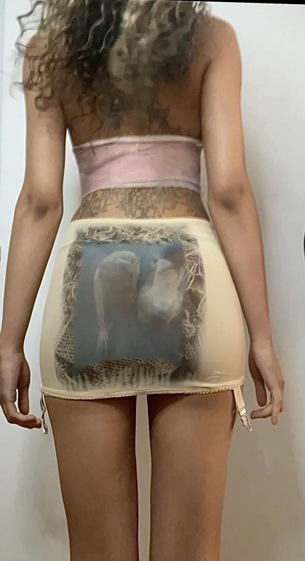 ex-myszka x annina - Printed skirt