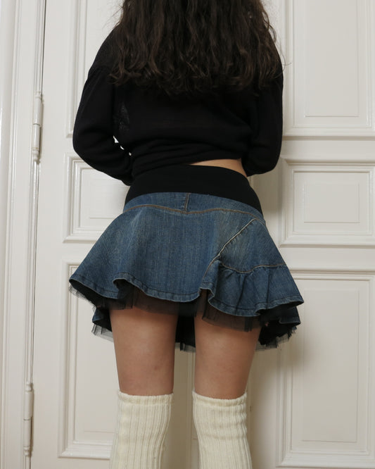 Denim tutu skirt