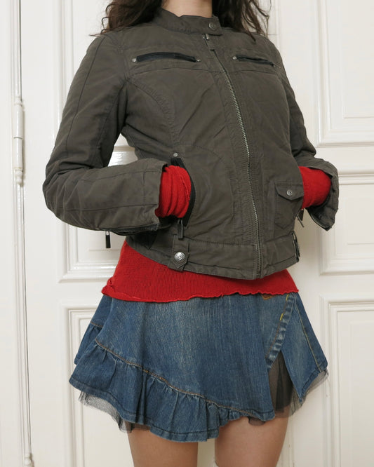 Fall biker jacket