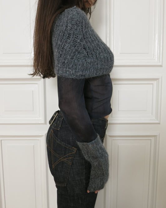 Mohair knit longsleeve