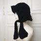 eithne padraigin ni bhraonain ~ fluffy black bonnet