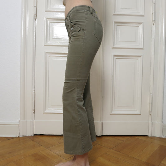 Olive trousers