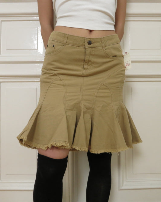 Flared midiskirt