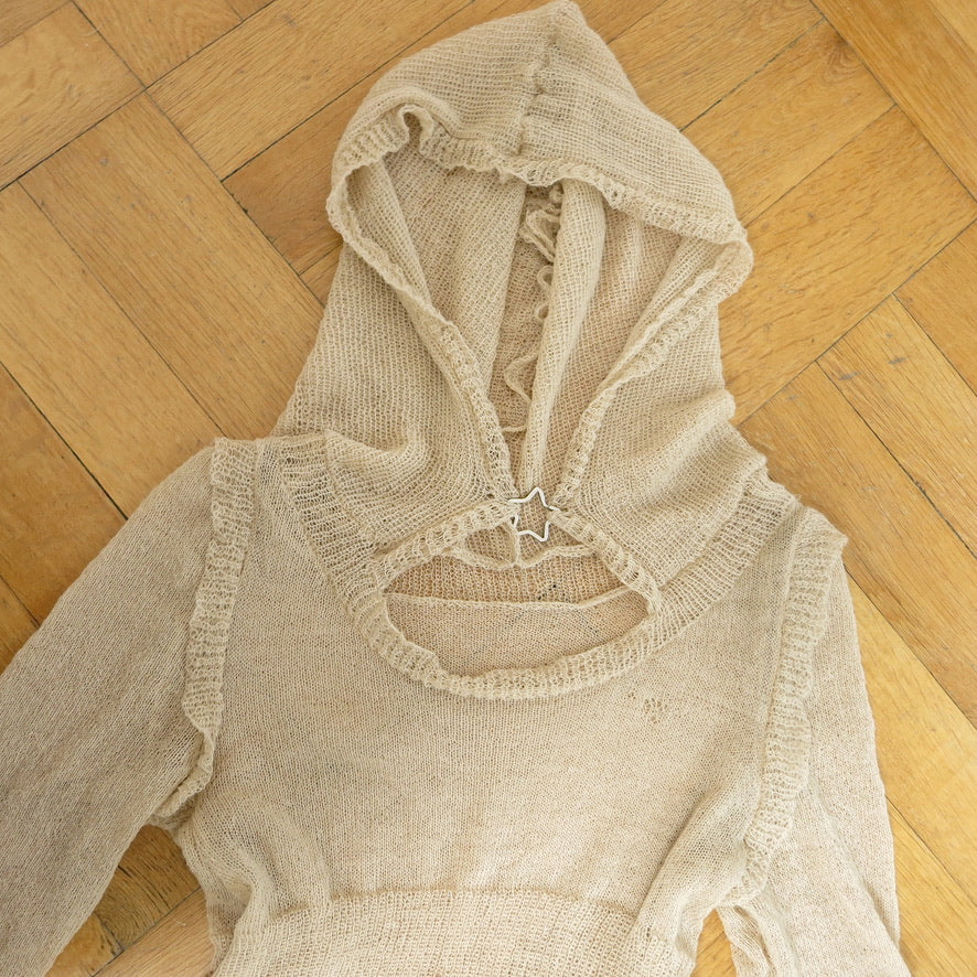 eithne padraigin ni bhraonain ~ merino hooded dress