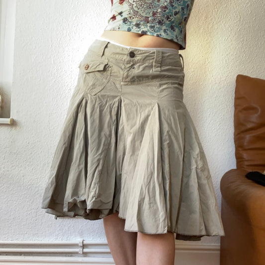 90s green midiskirt