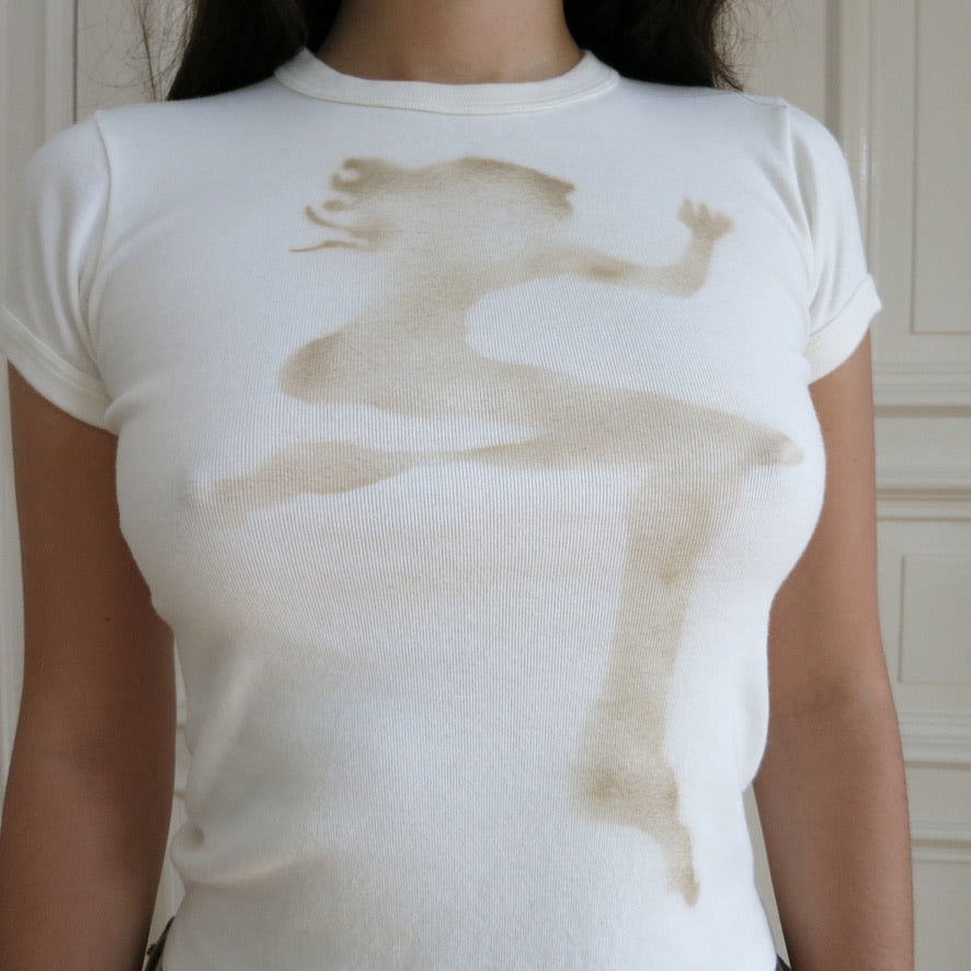 J'adorable Basics ~ cream sleepyheads t-shirt