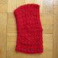 mođđe studio ~ lace mohair balaclava in red