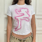 J'adorable Basics ~ pink on white sleepyheads t-shirt