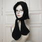 eithne padraigin ni bhraonain ~ fluffy black bonnet