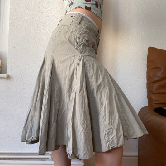 90s green midiskirt
