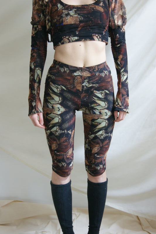 Double-layered Knee Length Leggings