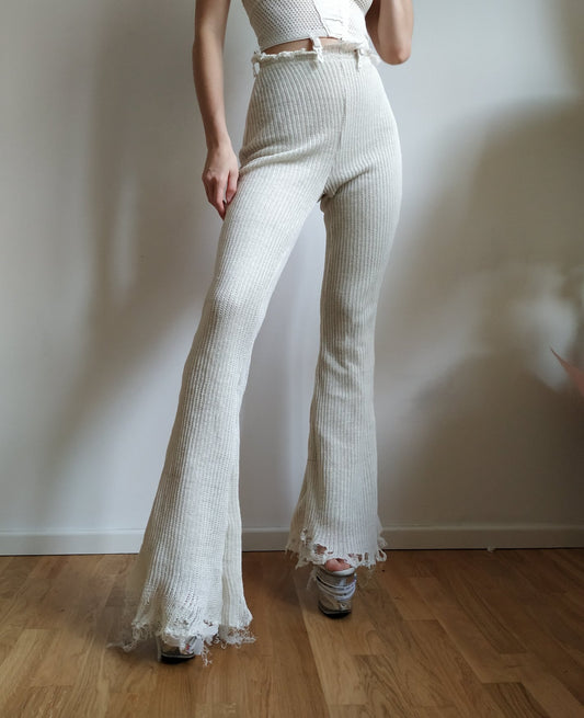 Knitted flared Pants