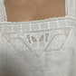 antique nightgown with exquisite butterfly embroidery