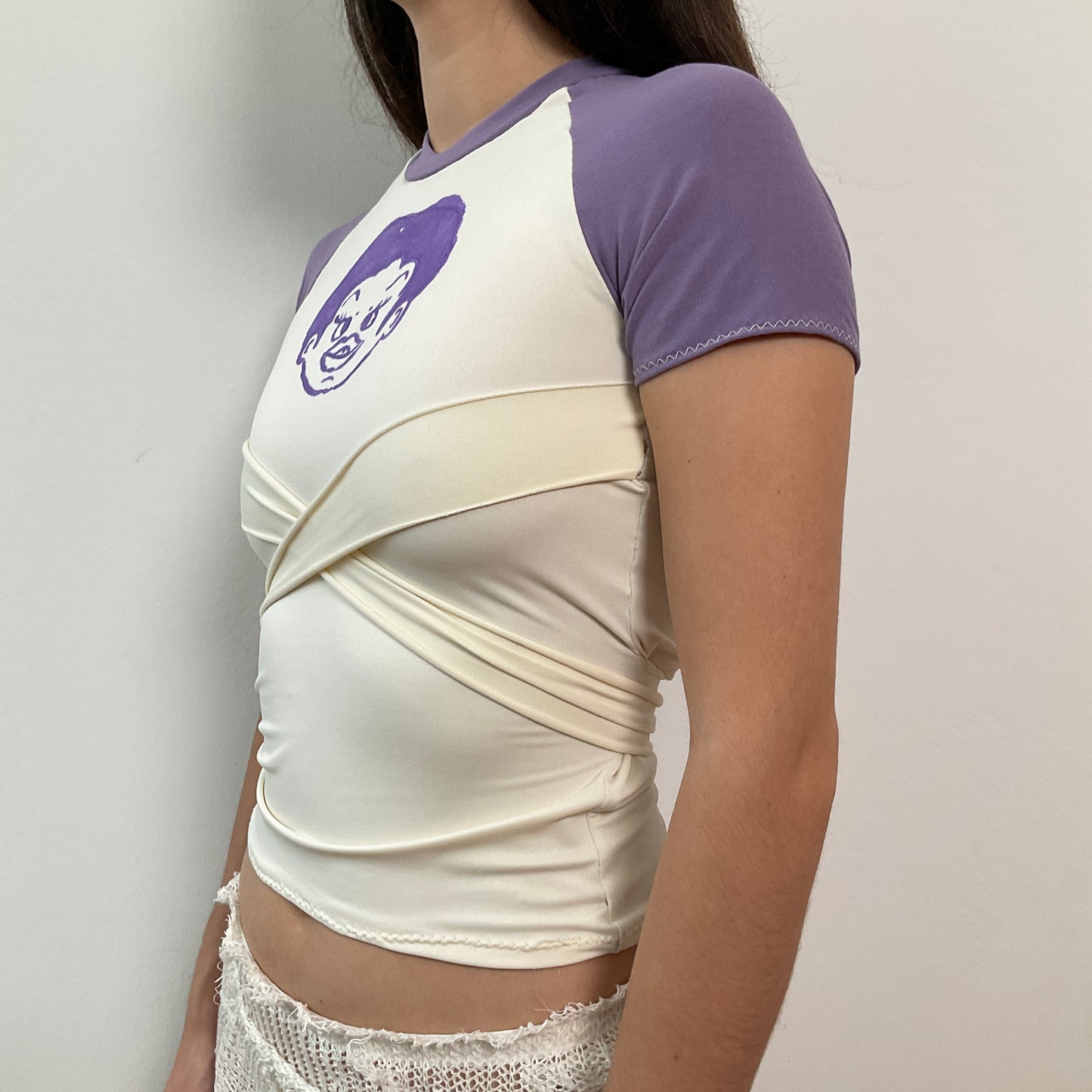 Purple bondage t-shirt