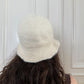 Natascha Domino ~ mohair blend crochet bucket hat
