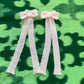Natascha Domino ~ mohair ribbons pair