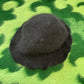 Natascha Domino ~ mohair blend crochet bucket hat in black