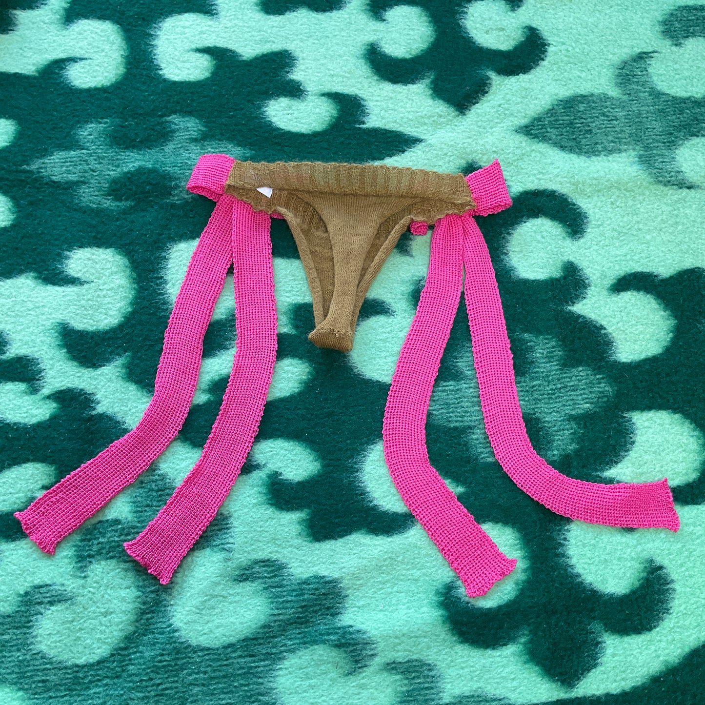 Natascha Domino ~ mohair panties with ribbons
