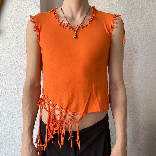 Michiko Koshino orange top