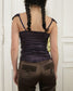 Purple corset top