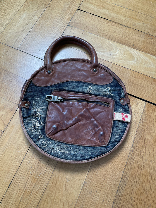 Miss Sixty distressed denim purse