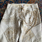 Elfic white leather pants