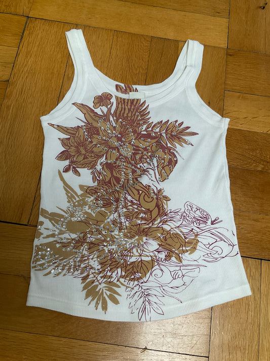Rhinestones tank top