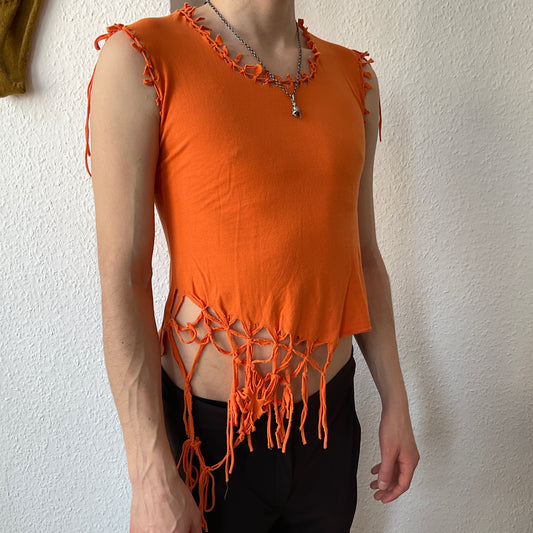 Michiko Koshino orange top