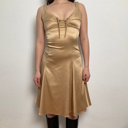 Just Cavalli liquid gold dress