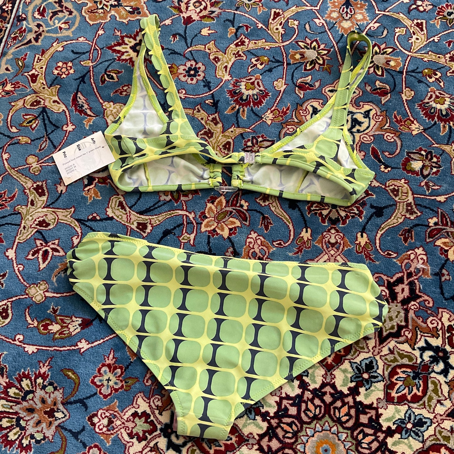 90s green bikini