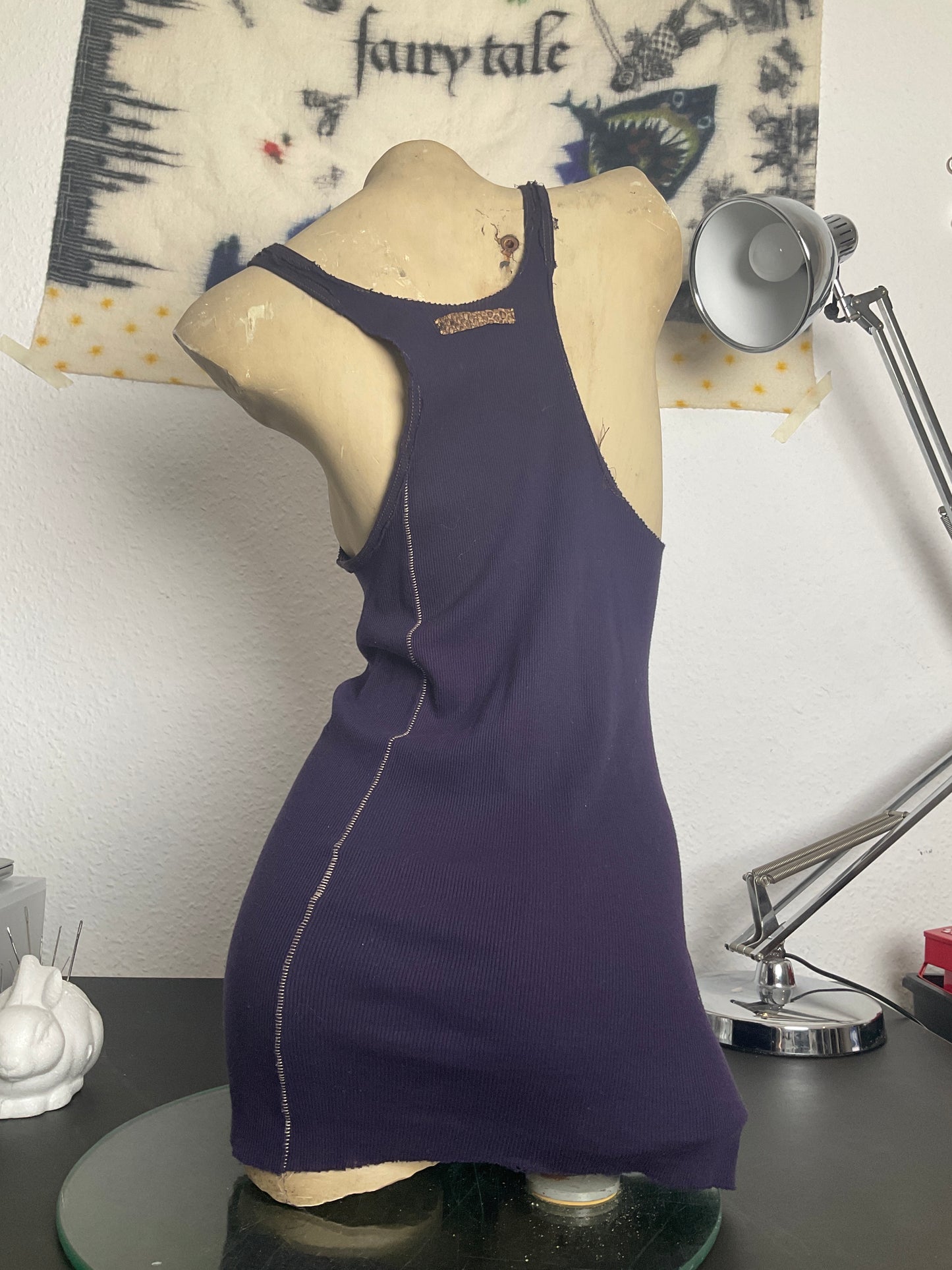 Ifsixwasnine purple long tank top