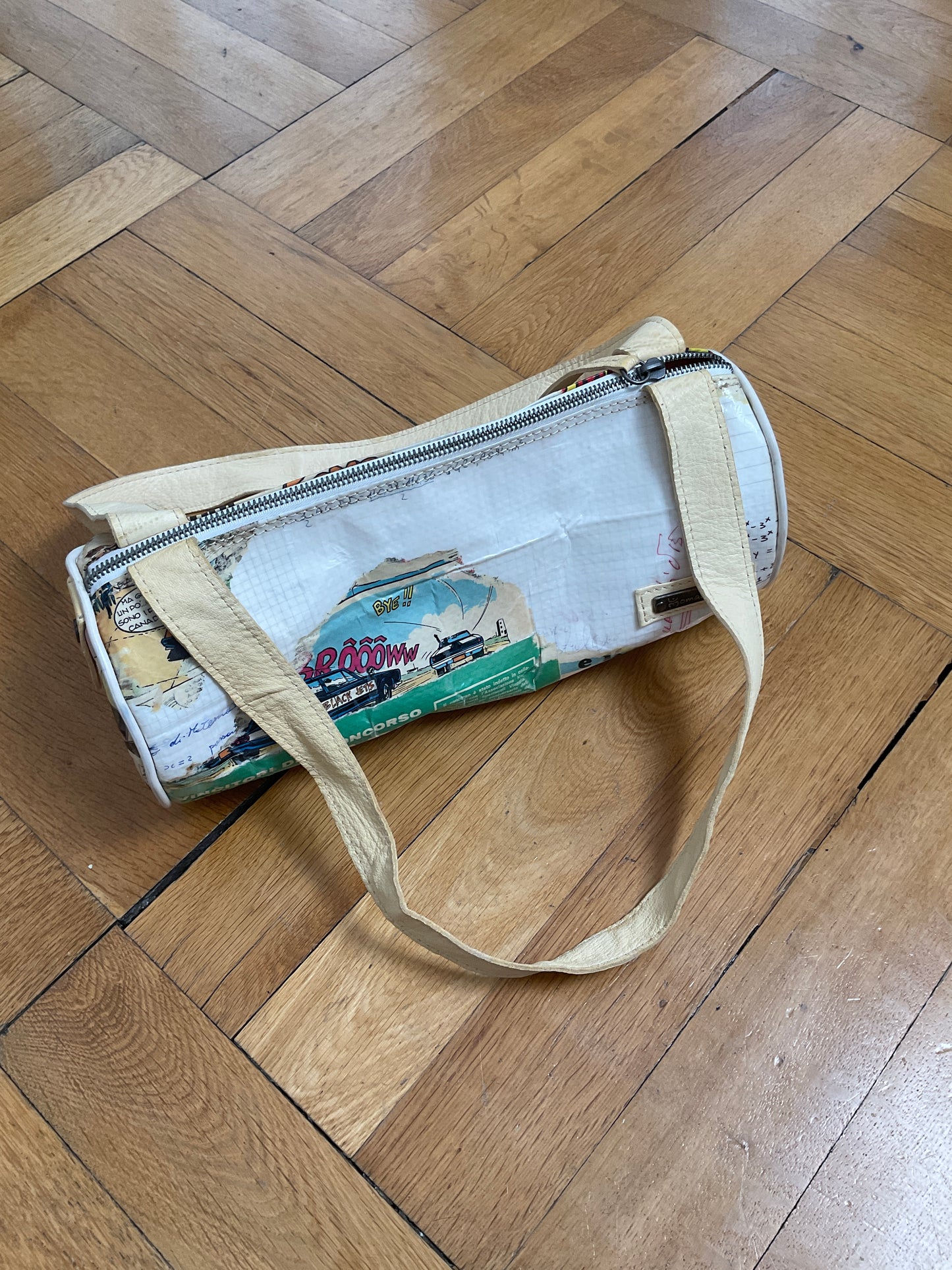 90s newspaper purse