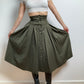 vintage YSL skirt with corset waist