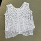 Handmade Italian lace top