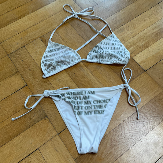 ex-myszka ~ printed bikini set