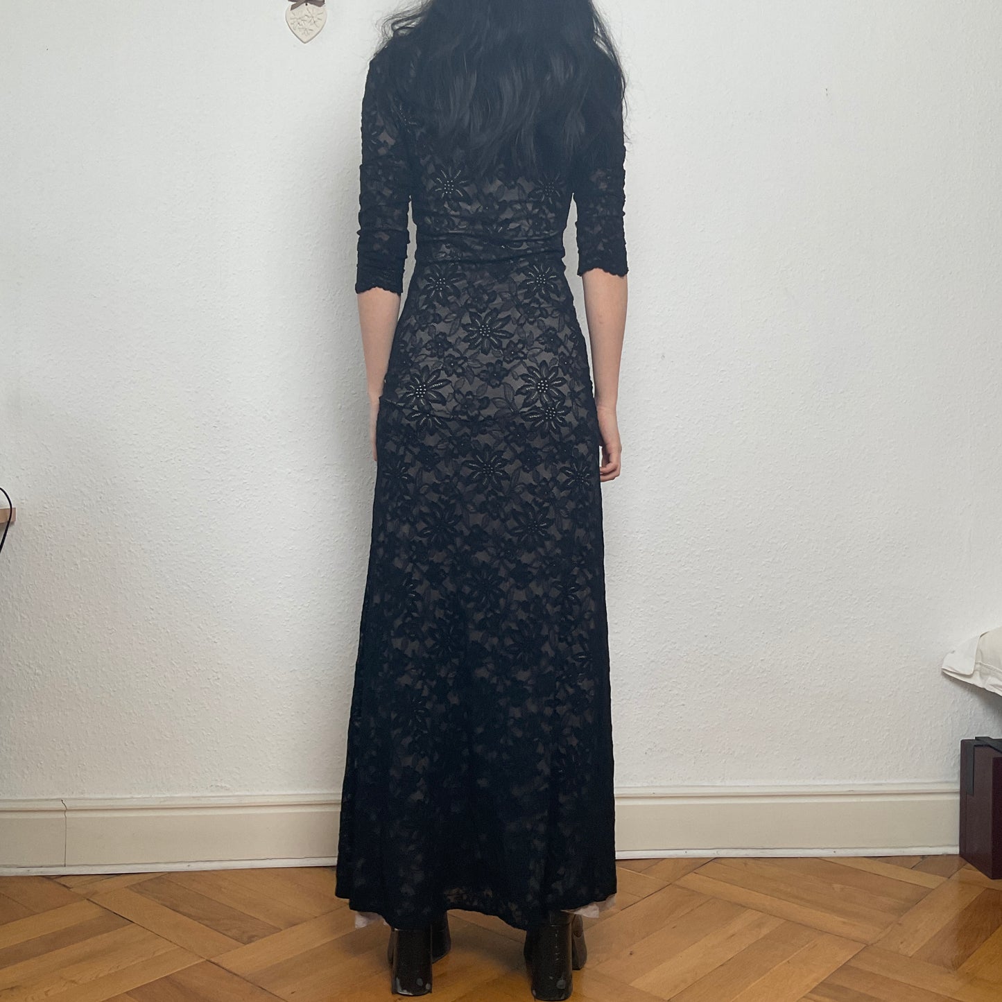 long 90s lace dress