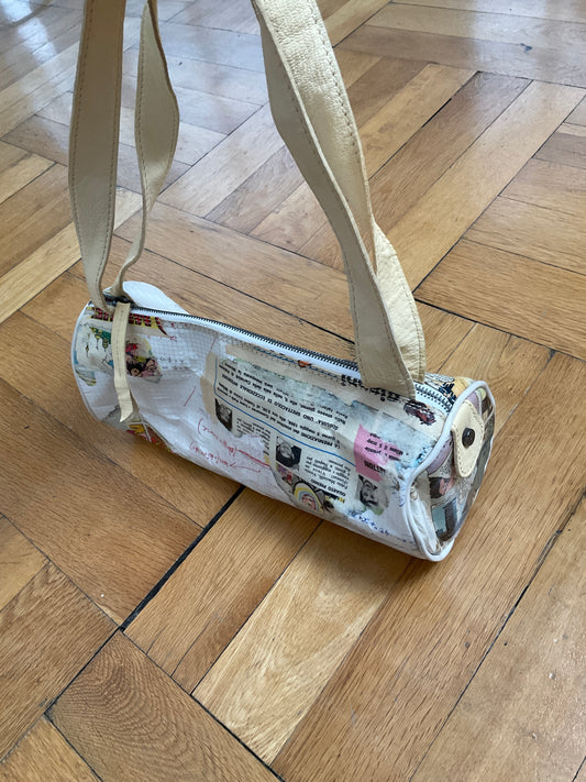 90s newspaper purse