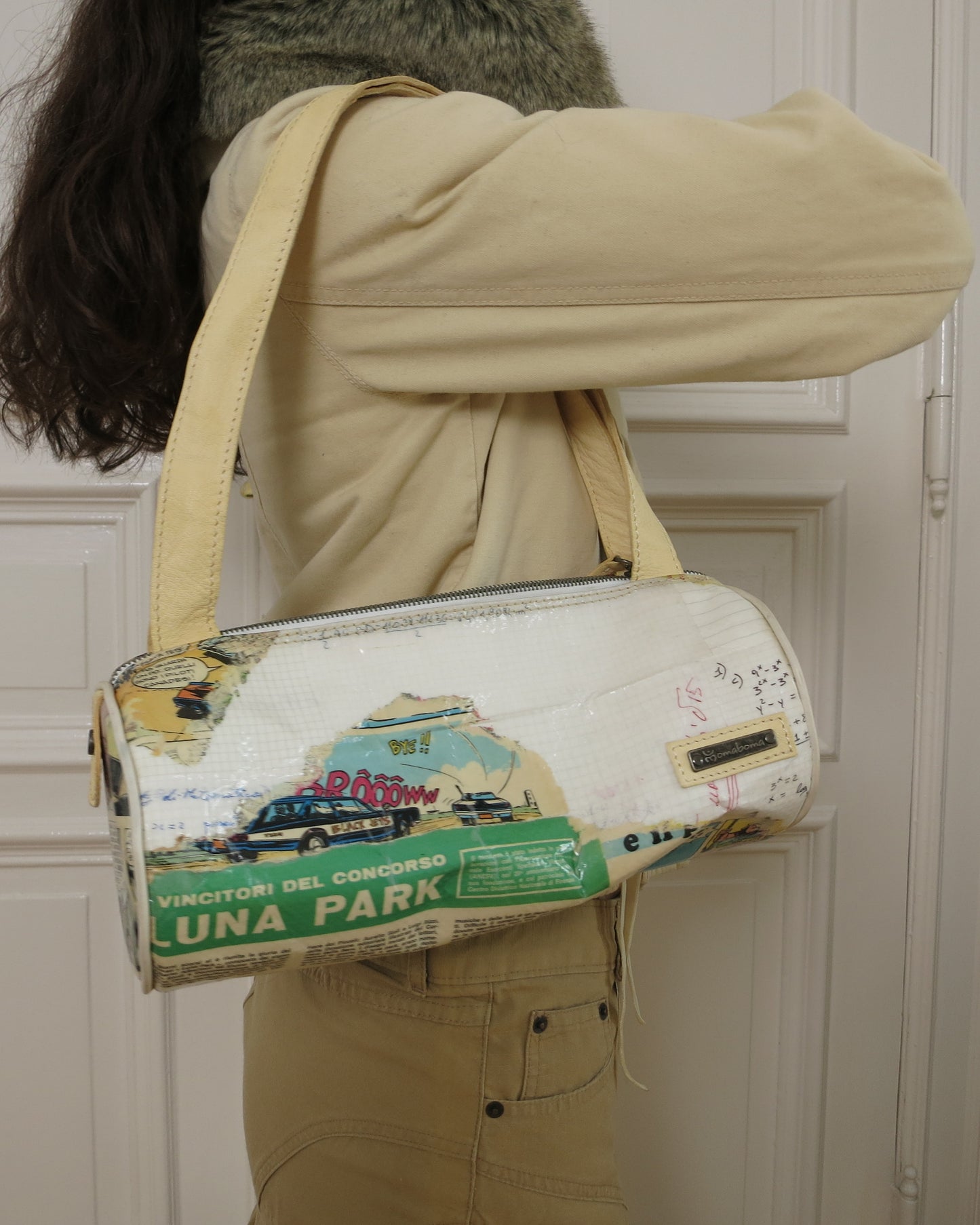 90s newspaper purse