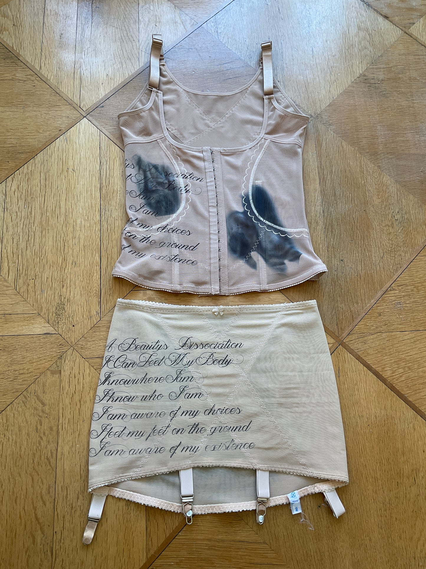 ex-myszka x annina - Printed corset top