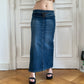 00s denim skirt