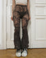 gargarox ~ Distressed flared pants